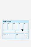 A3 Extra Large Magnetic Planner, ARCTIC BLUE NAVY - alternate image 1