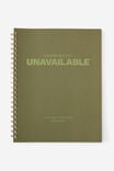 A4 Campus Notebook, UNAVAILABLE BULLSH*T GREEN - alternate image 1