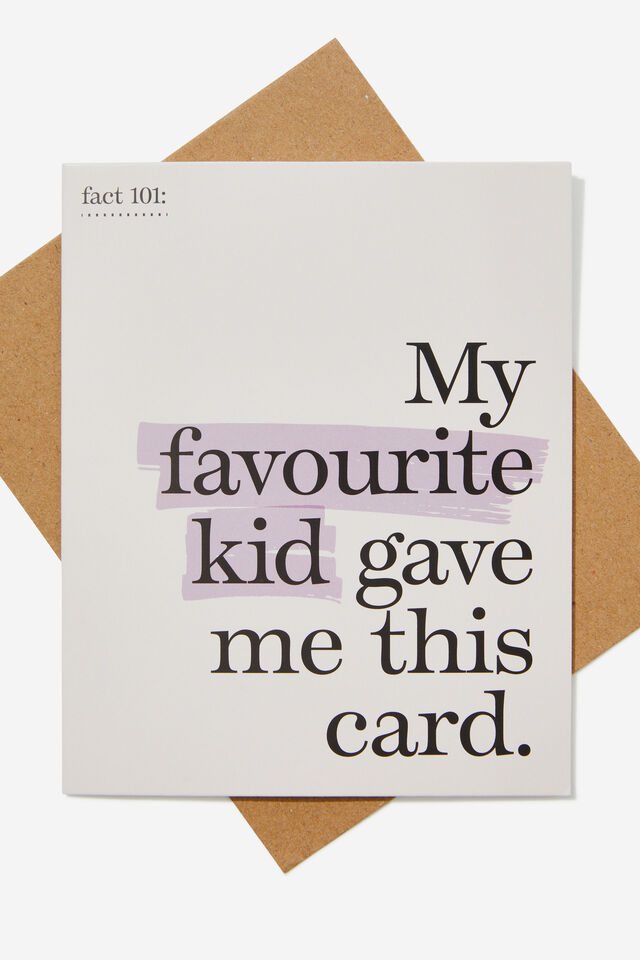 Love Card, MY FAVOURITE KID PURPLE