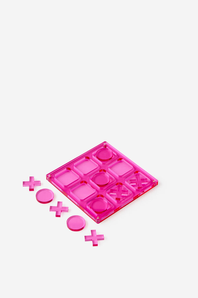 Acrylic Travel Tic Tac Toe, SUMMER CLUB / POSIE