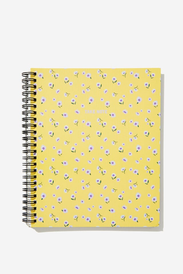 A5 Campus Notebook-V (8.27" x 5.83"), DAISY DITSY BUTTER