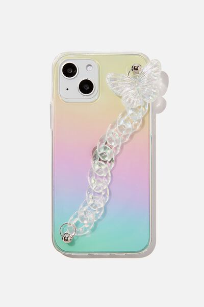 Carried Away Phone Case Iphone 12/12 Pro, HOLOGRAPHIC CLEAR BUTTERFLY