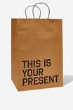 Get Stuffed Gift Bag - Large, THIS IS YOUR PRESENT CRAFT 2.0 - alternate image 1