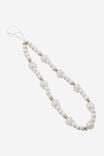Carried Away Phone Charm Strap, PEARLS / SHELL - alternate image 1