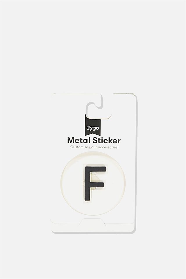 Metal Stickers, BLACK F