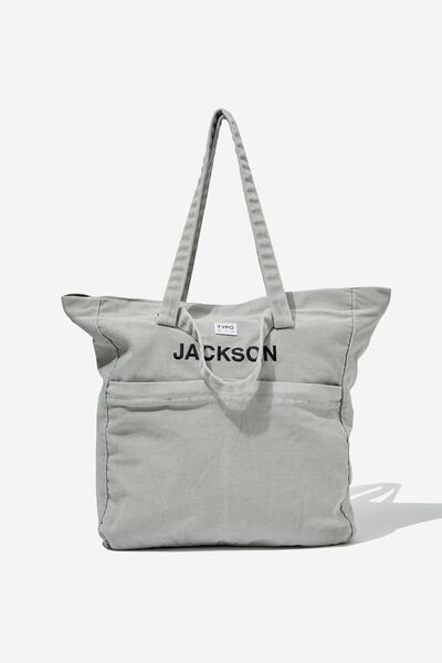 Personalised Wellness Tote, CONCRETE