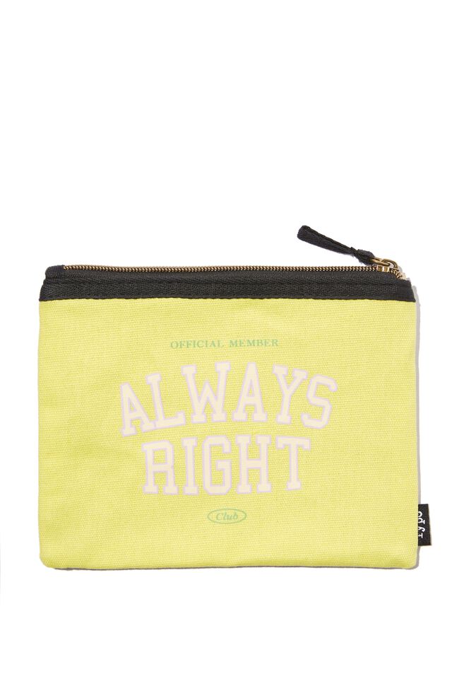 Spinout Pencil Case, ALWAYS RIGHT DITSY