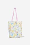 Art Tote Bag, HANDCRAFTED FLORAL