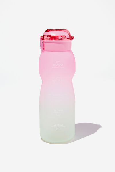 Heavy Lifter 1.5 L Drink Bottle, PINK SPRING MINT OMBRE GUAGE