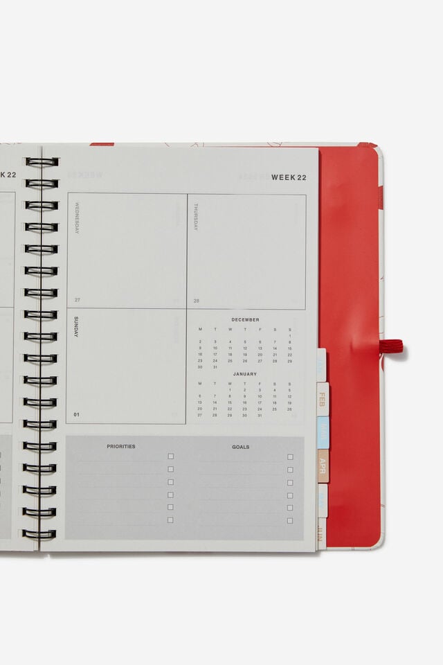 2024 25 Stay Focused Planner, CHERRY