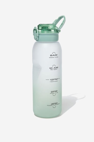 Heavy Lifter 1.5 L Drink Bottle, SMOKE GREEN OMBRE