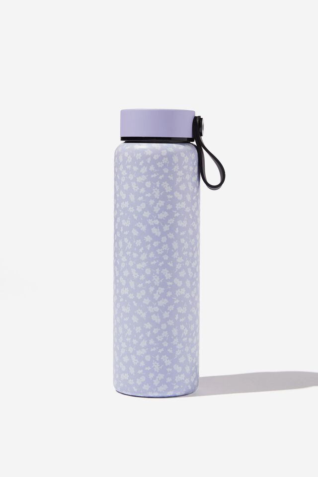 On The Move Metal Drink Bottle 500Ml, DULCIE DITSY LILAC