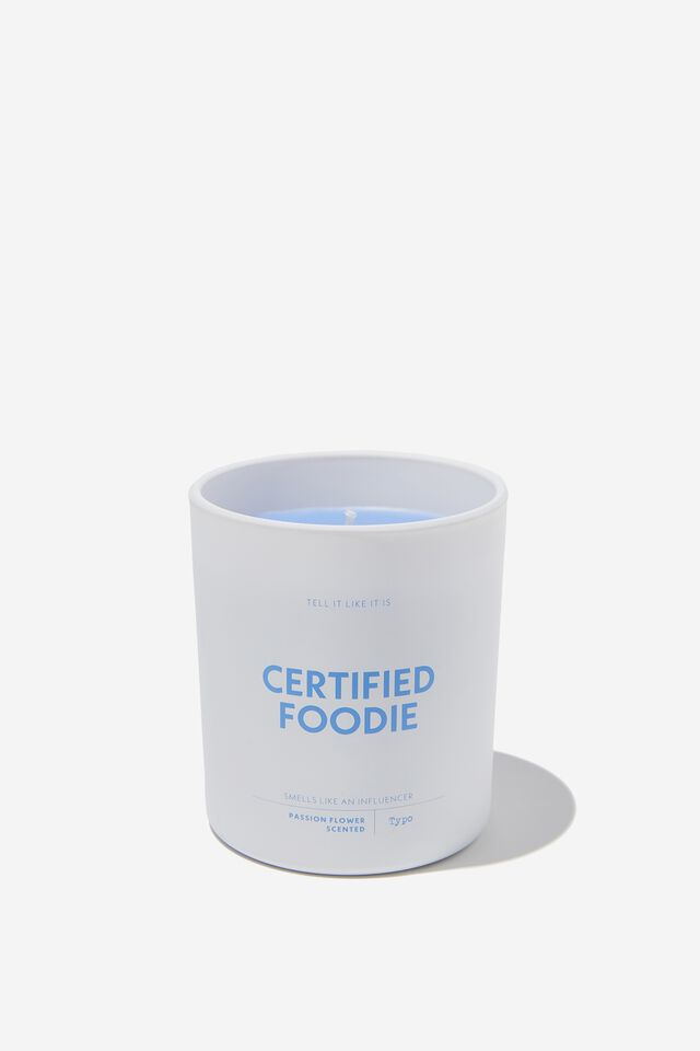 Tell It Like It Is Candle, CLEAN BLUE CERTIFIED FOODIE