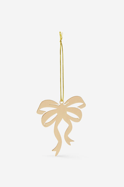 Metal Christmas Ornament, BOW