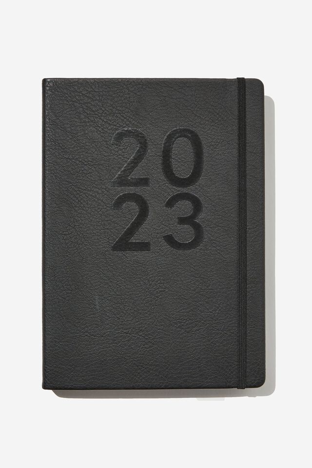 2023 A4 Daily Buffalo Diary, JET BLACK