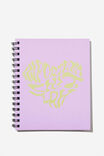A5 Campus Notebook Recycled, RG ASIA IMPORTANT SH!T LAH HEART! - alternate image 1