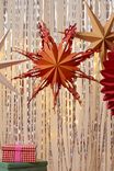 Paper Snowflake Decoration, PINK ORANGE OMBRE - alternate image 1