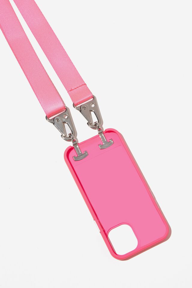 Cross Body Phone Strap, SIZZLING PINK