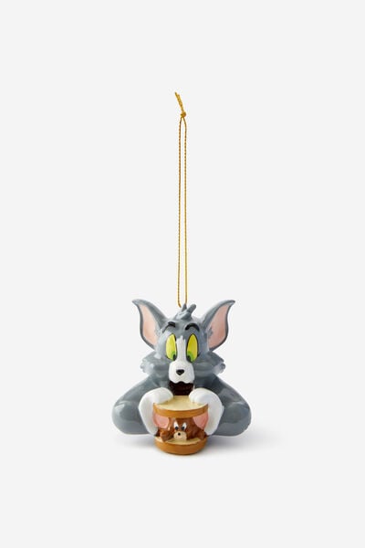 Collab Resin Christmas Ornament, LCN WB TOM AND JERRY