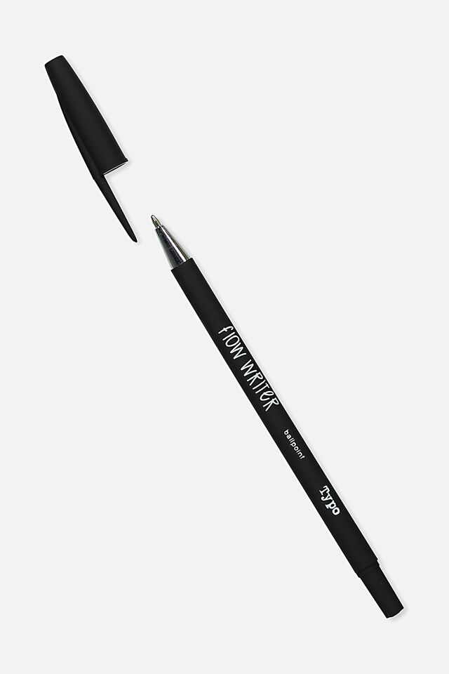 Flow Writer Ballpoint Pen, BLACK