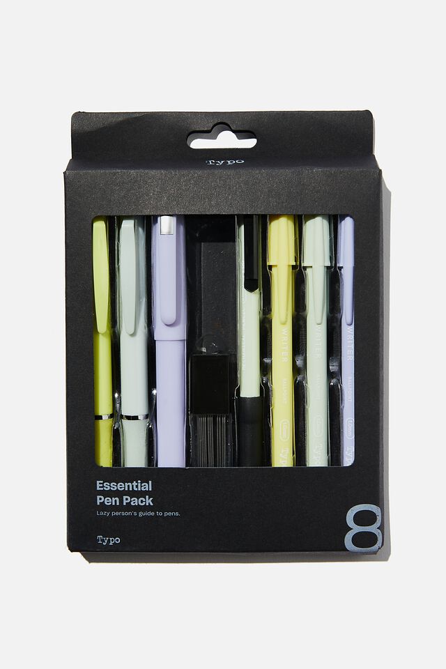 Essential Pen Pack, MINT, ZEST AND LILAC