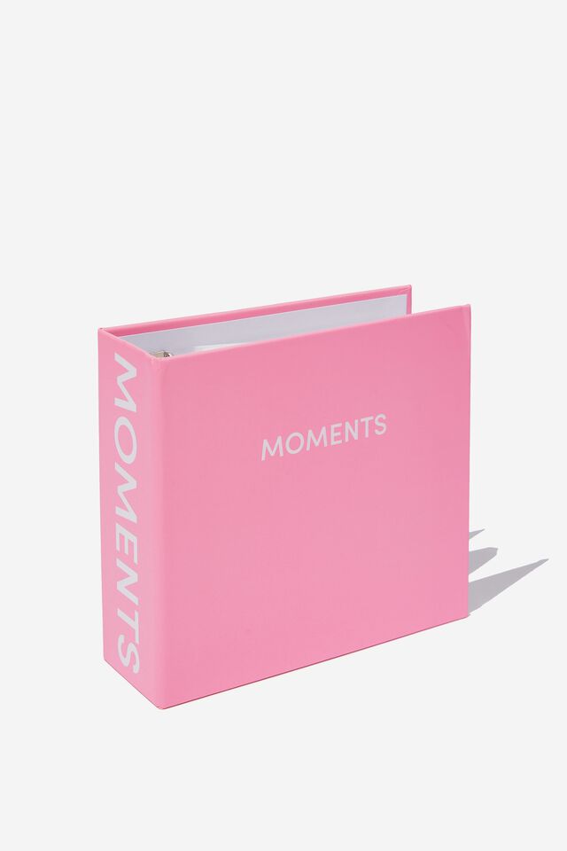 ICONIC  Álbum Fotos Autoadhesivo A4 PIECES OF MOMENT - Indi Pink
