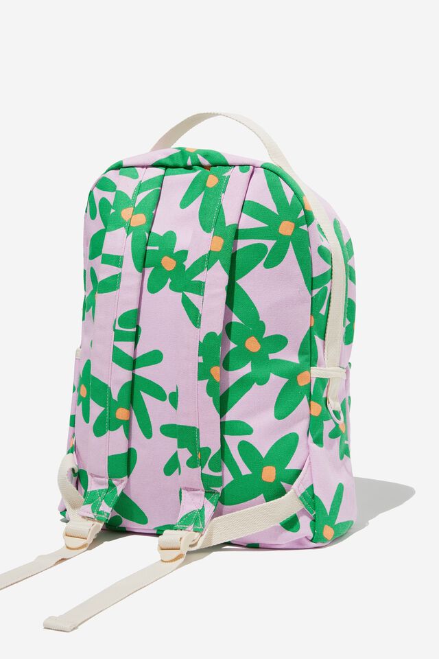Alumni Backpack, PAPER DAISY GREEN & CANTELOPE