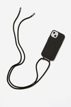 Cross Body Phone Case Iphone 13, BLACK - alternate image 1