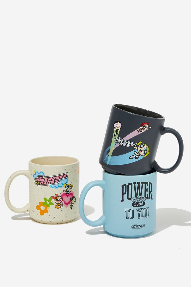Powerpuff Girls Pack Of 3 Mugs, LCN CAR  POWERPUFF GIRLS