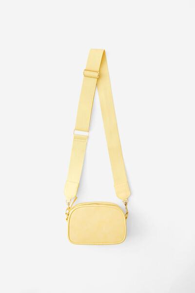 Myah Crossbody Bag, CUSTARD