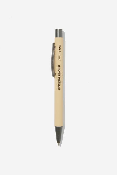 Dependable Ballpoint Pen, LATTE