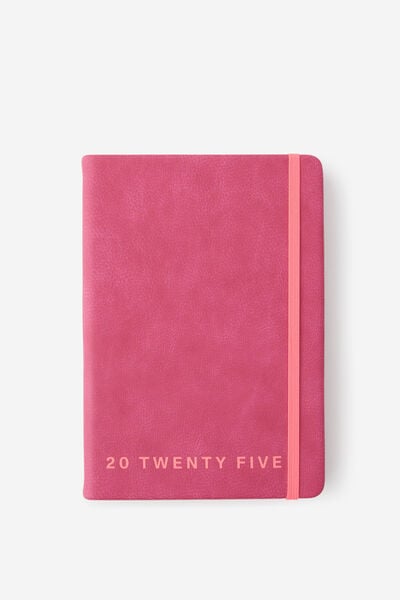 2025 A5 Daily Buffalo Diary, SUMMER PLUM NEON