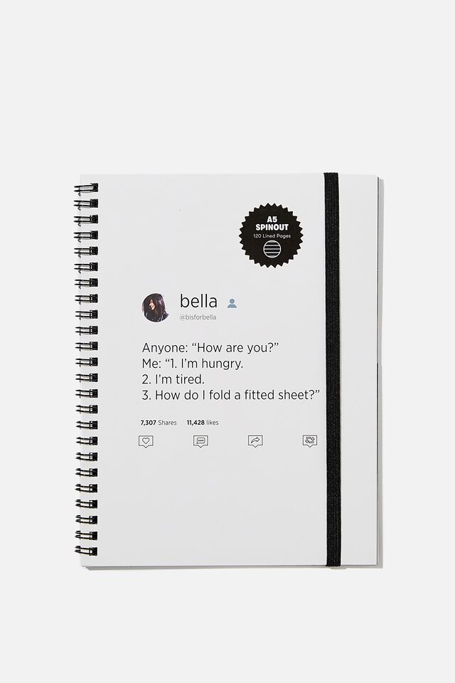 A5 Spinout Notebook, BELLA