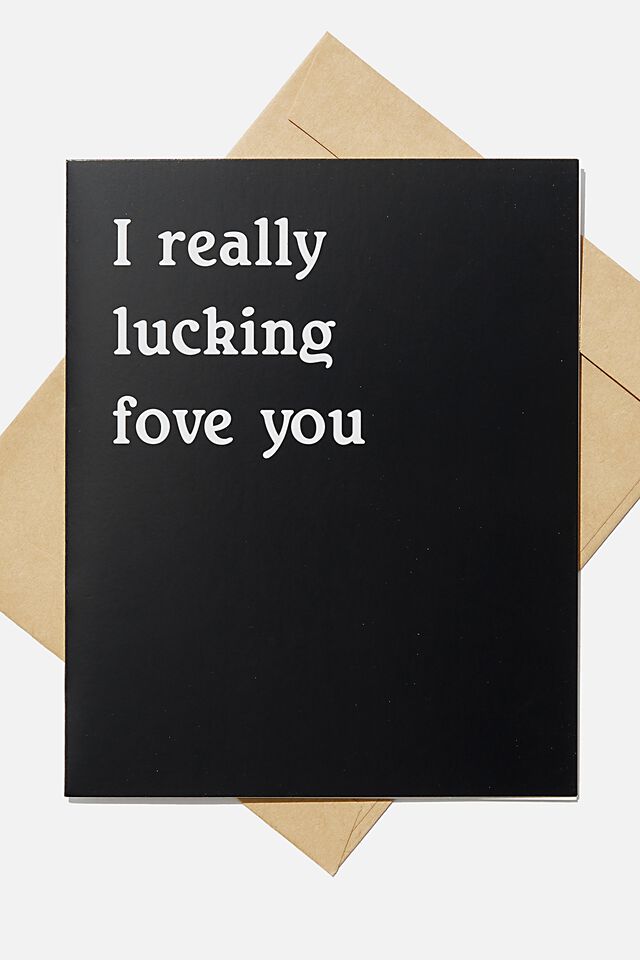 Love Card, REALLY LUCKING FOVE YOU