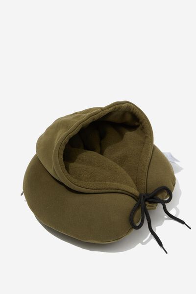 Travel Pillow With Hood, SEAWEED