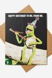 Nice Birthday Card, LCN DIS KERMIT THE FROG TO ME FROM ME - alternate image 1