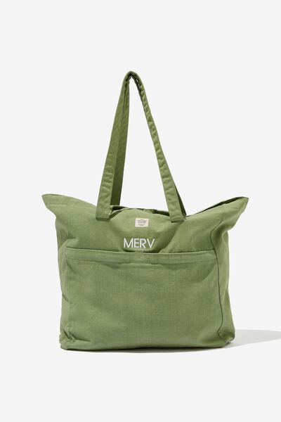 Personalised Emy Wellness Tote, PISTACHIO