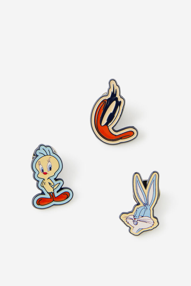 Collector Enamel Pins 3Pack, LCN WB BUGS DAFFY TWEETY
