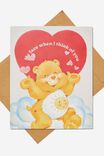 Care Bears Love Card, LCN CLC CARE BEARS THINK OF YOU - alternate image 1