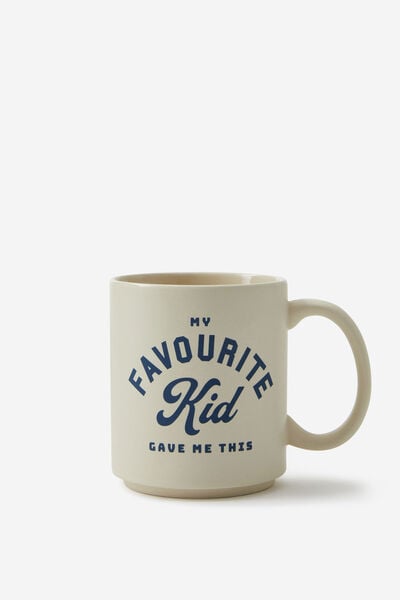 Daily Mug, FAVOURITE KID 2.0 ECRU