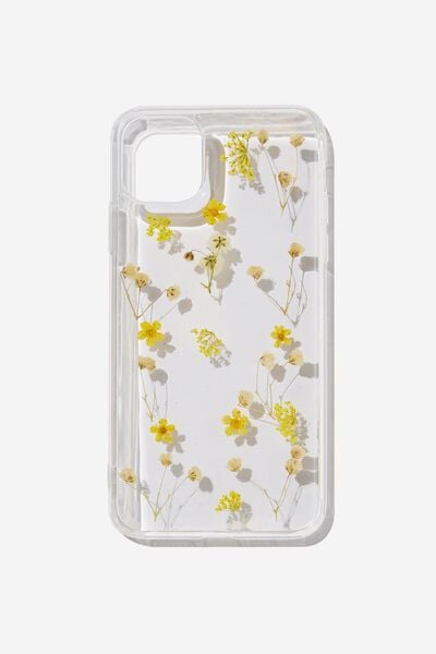 Protective Phone Case Iphone 11 Pro Max, TRAPPED MICRO FLOWERS