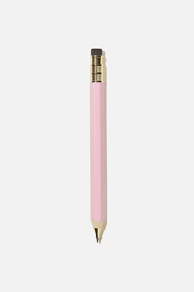 Thick Shader Mechanical Pencil, PLASTIC PINK