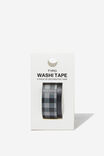 Washi Tape 2Pk, MUSHROOM CHECK / BLACK - alternate image 1