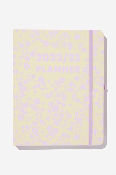 Mid Year Planner 2022 23, MESSY DITSY YELLOW