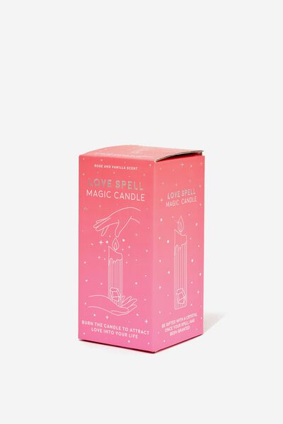 Love Spell Magic Candle, PINK