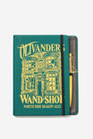 A5 Premium Buffalo Journal Pen Set, LCN WB HARRY POTTER OLLIVANDERS - alternate image 1