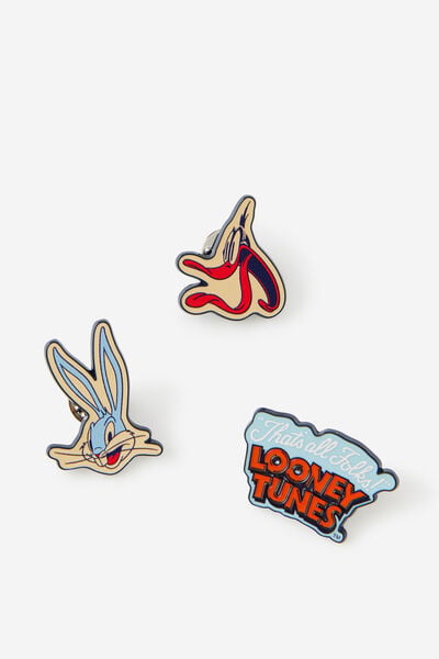 Collector Enamel Pins 3Pack, LCN WB THAT S ALL FOLKS