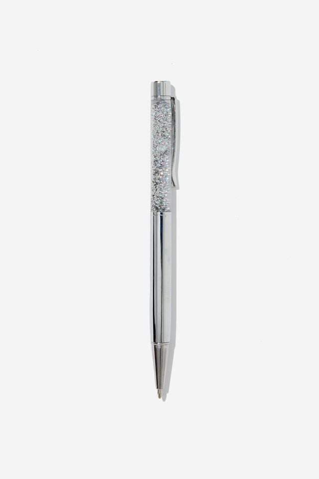 Sparkle Ballpoint Pen, SILVER
