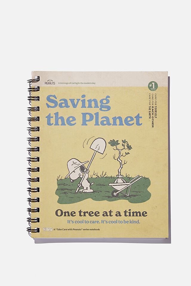 A5 Peanuts Campus Notebook - V, LCN PEA SNOOPY SAVING THE PLANET