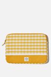 YELLOW GINGHAM WITH MUSTARD SPLICE
